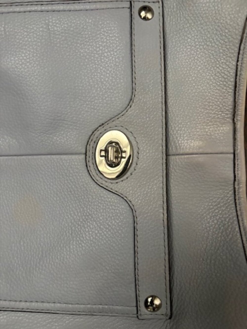 Coach Periwinkle Leather Crossbody Bag | Authentic | Original Tags & Care Card - Picture 6 of 16